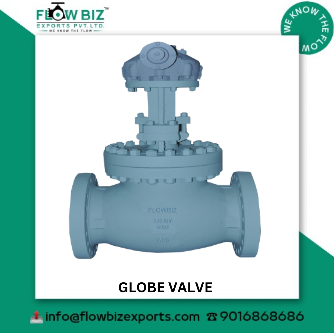 globe valve manufacturer nashik - Flowbiz