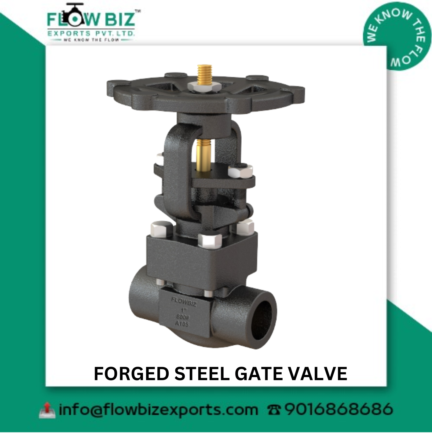 forged steel gate valve manufacturer pune - Flowbiz