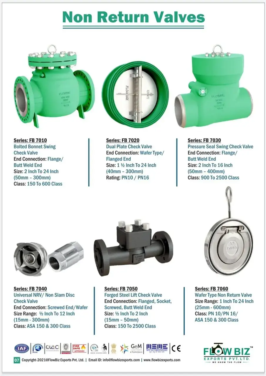 Check Valve Manufacturer in Ahmedabad