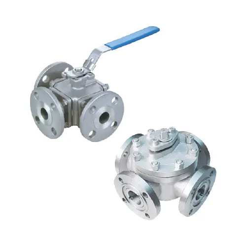 Multi-Port 3-way, 4-way Ball Valve