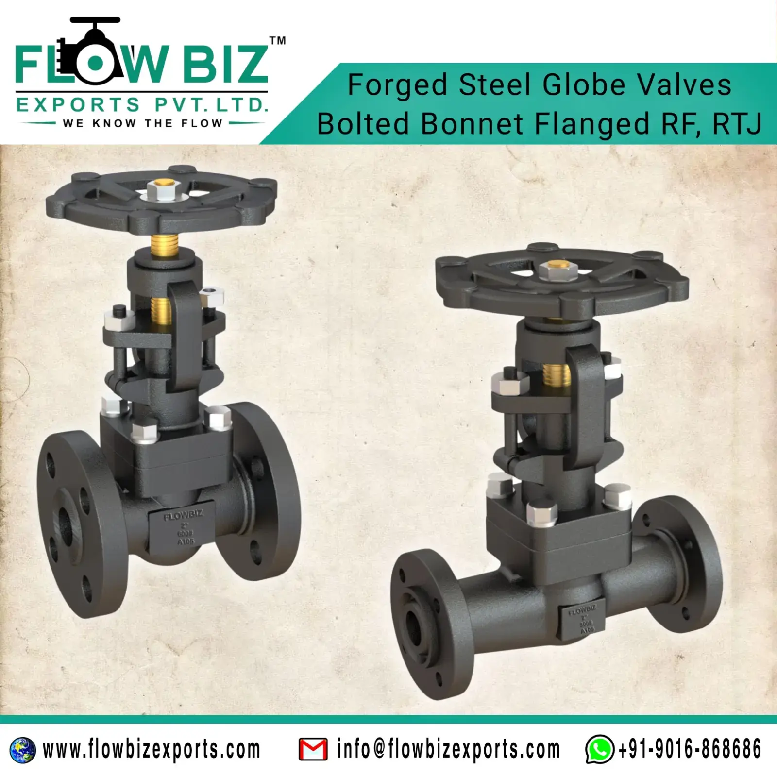 forged steel globe valve manufacturer mumbai - Flowbiz