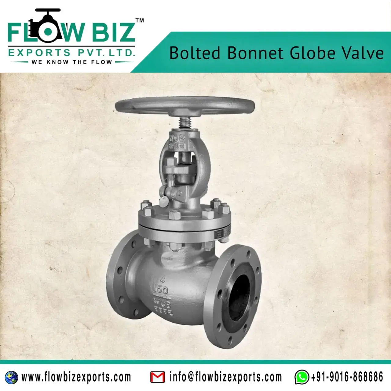 globe valve manufacturer mumbai - Flowbiz