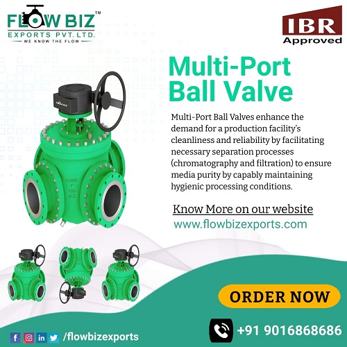 high quality multi port ball valve manufacturer india - Flowbiz