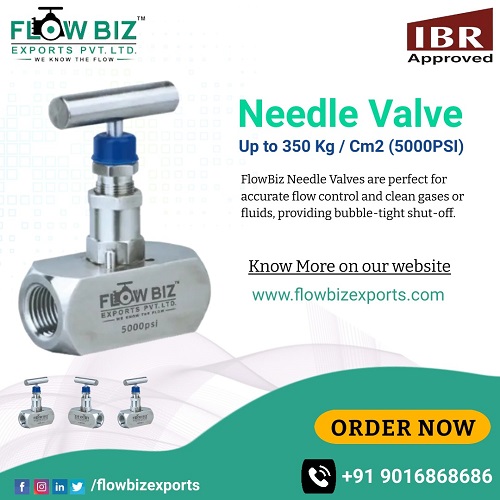 Needle Valve manufacturer india - Flowbiz