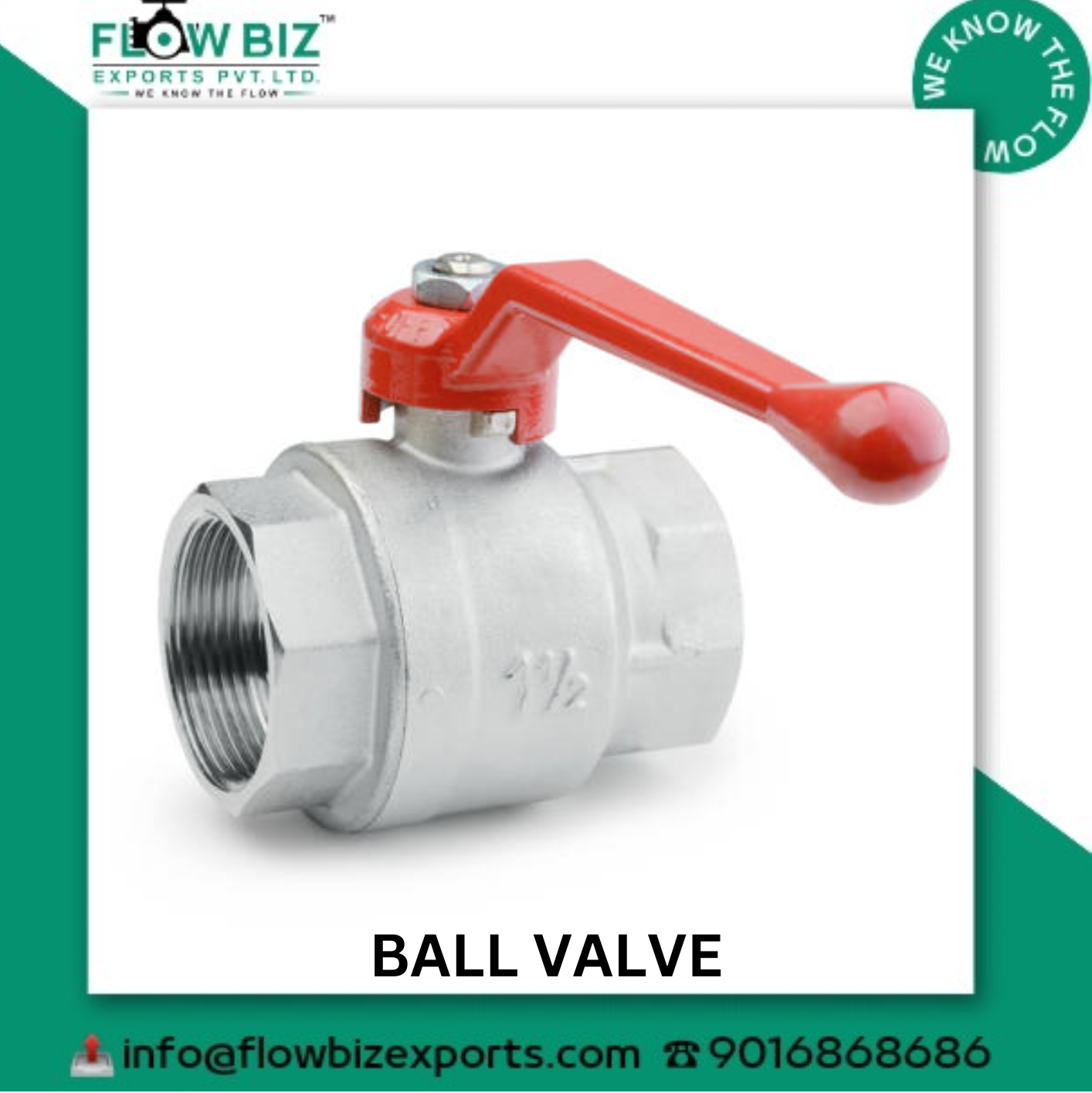 ball valve manufacturer and exporter mumbai - FlowBiz