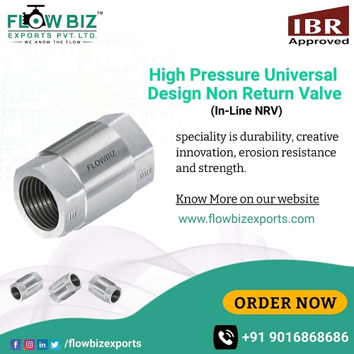 nrv valve high pressure design manufacturer india - Flowbiz