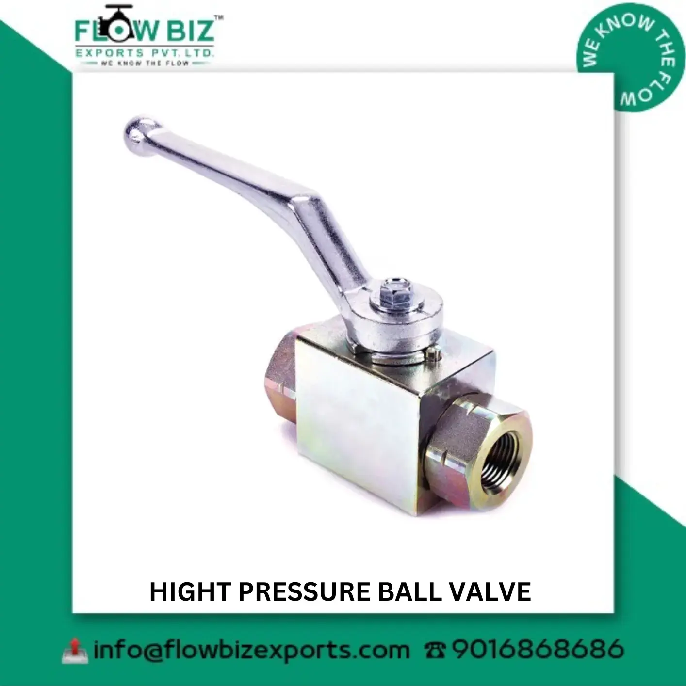 high pressure ball valve manufacturer ahmedabad - Flowbiz