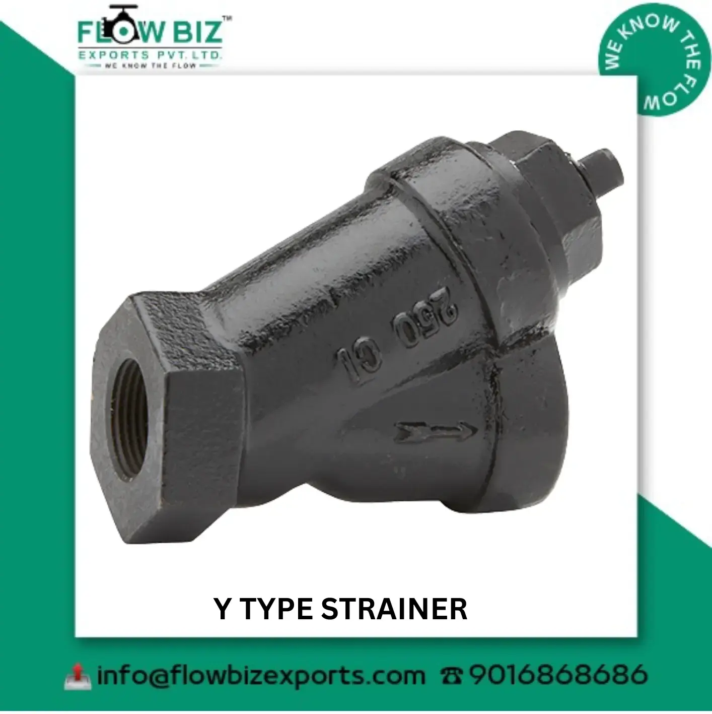 y - type strainer manufacturer nashik - Flowbiz