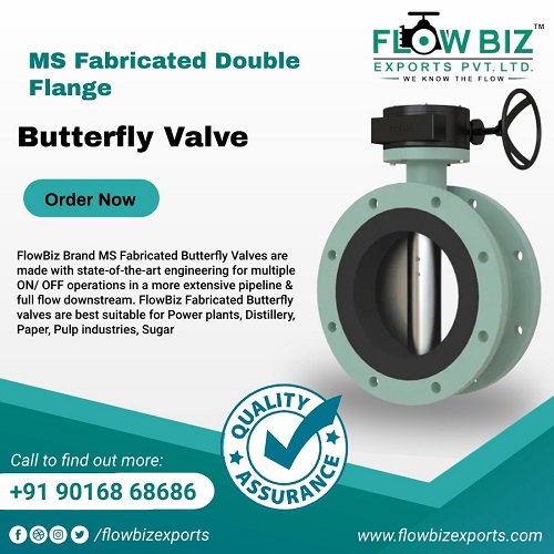 double flange butterfly valve manufacturer india - Flowbiz