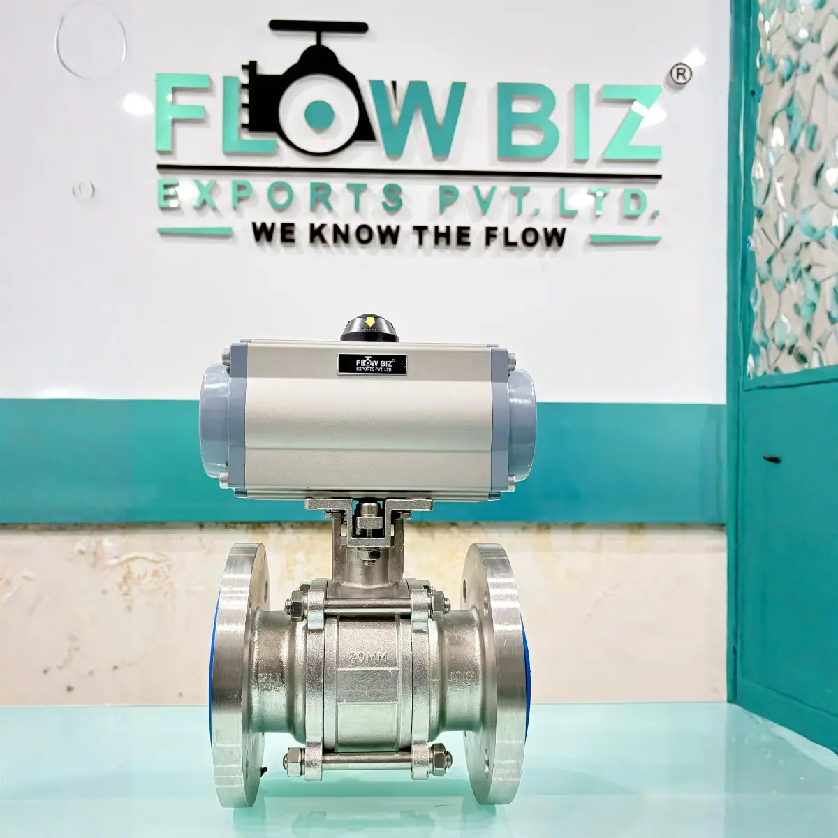 SS304 Ball Valves with Pneumatic Actuators