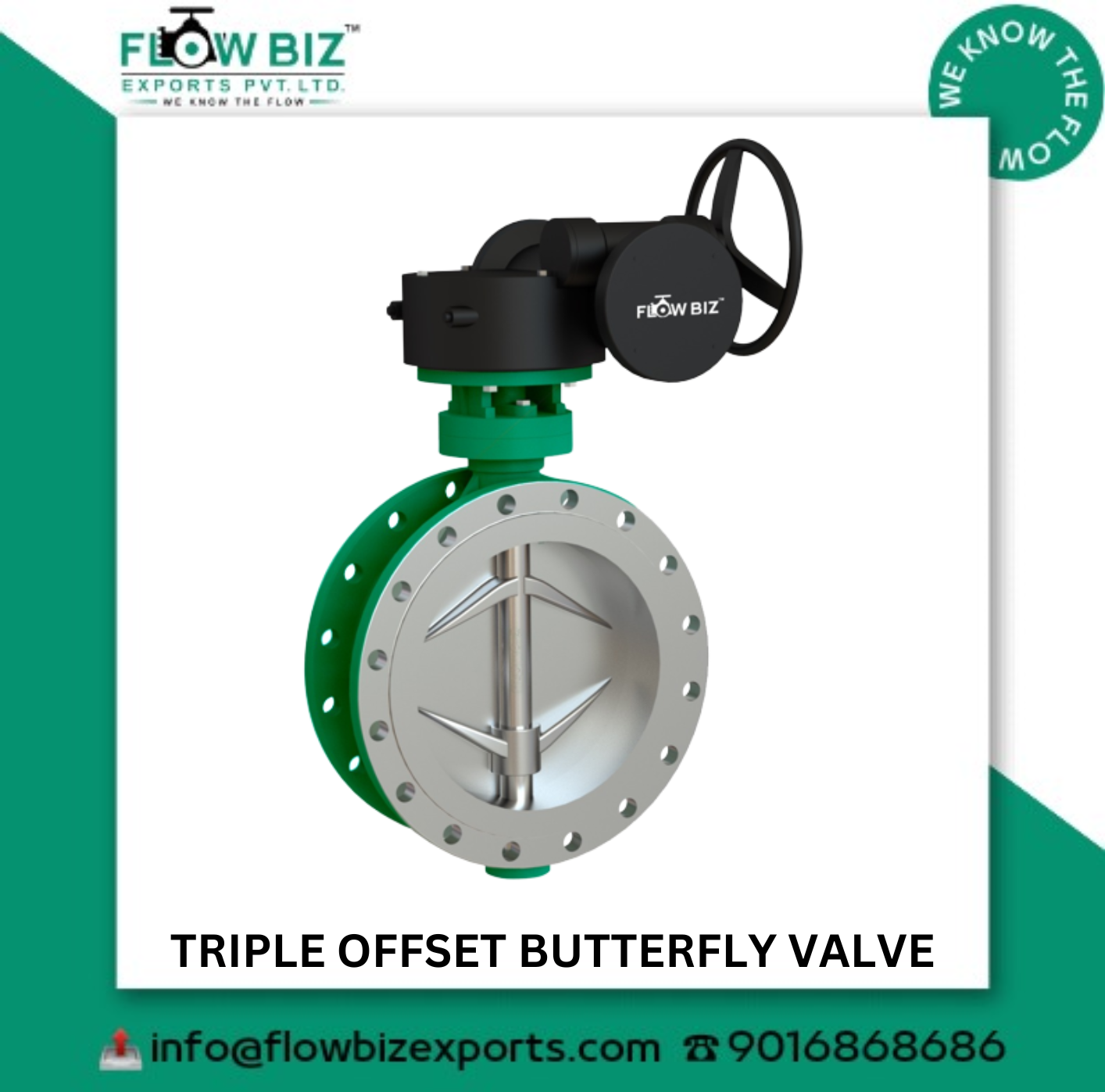 Triple Offset Butterfly Valve Manufacturer in Pune