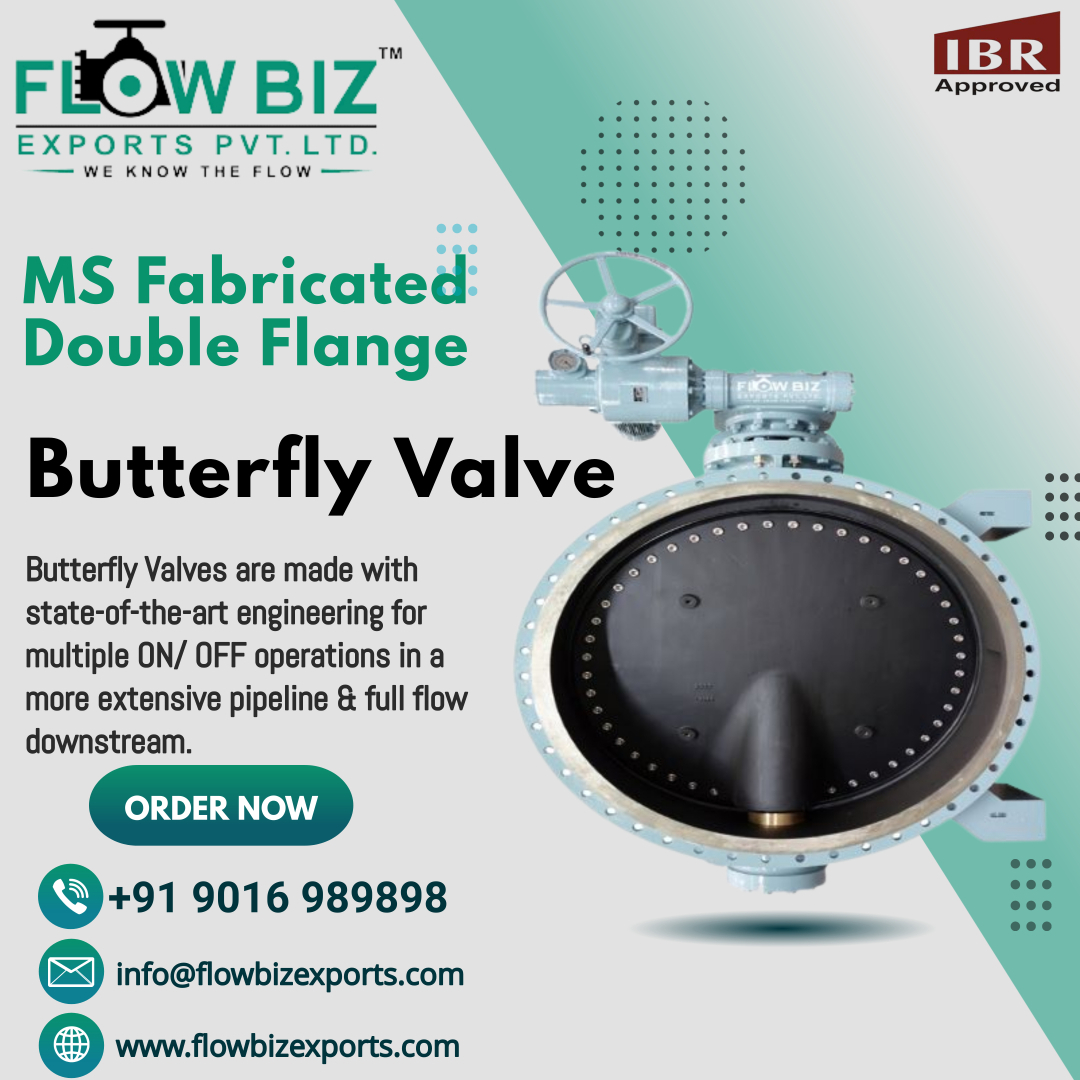 double flange butterfly valve manufacturer india - Flowbiz