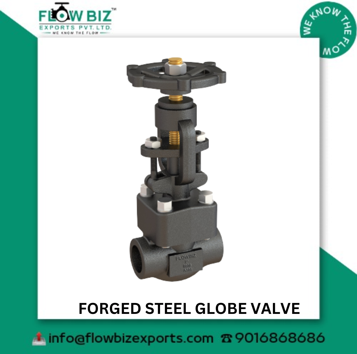 forged globe valve manufacturer nashik - Flowbiz