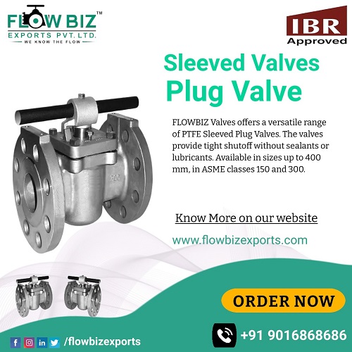 sleeved plug valve manufacturer india - Flowbiz