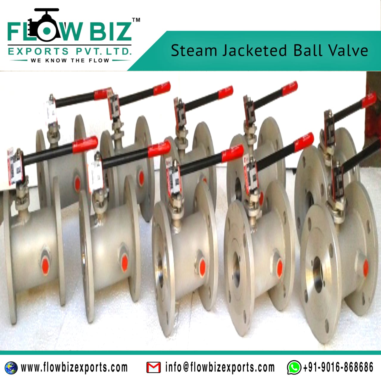 best jacketed ball valve manufacturer mumbai  - Flowbiz