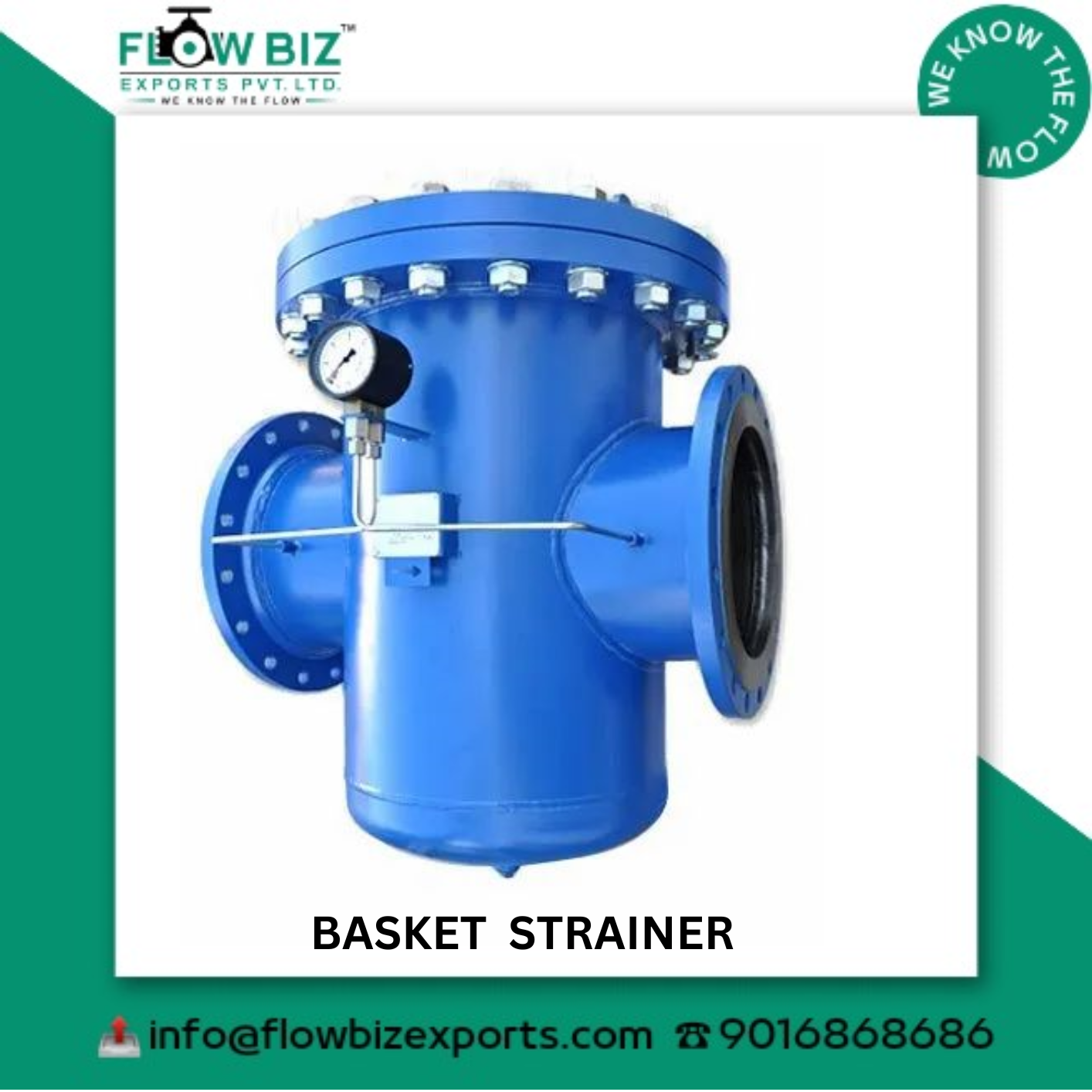 basket strainer manufacturer pune - Flowbiz