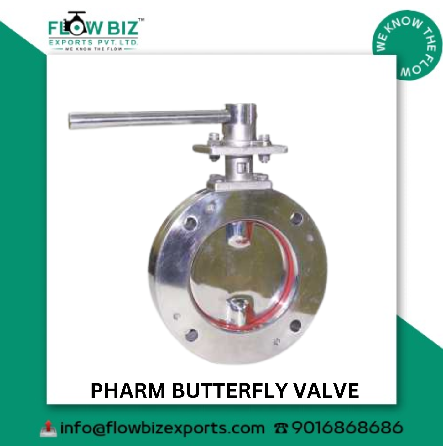 Pharma Butterfly Valve Manufacturer in Mumbai