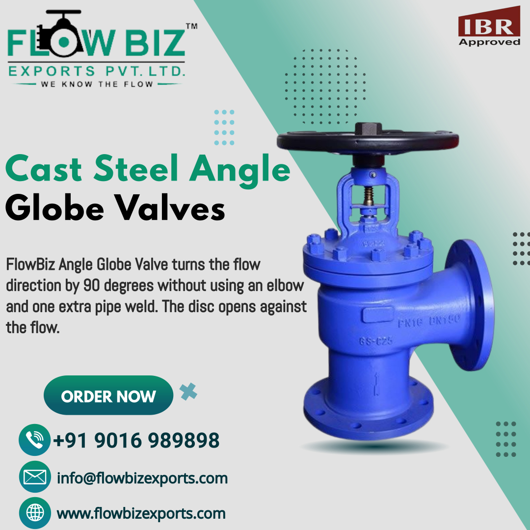 cs angle type globe valve manufacturer india - Flowbiz