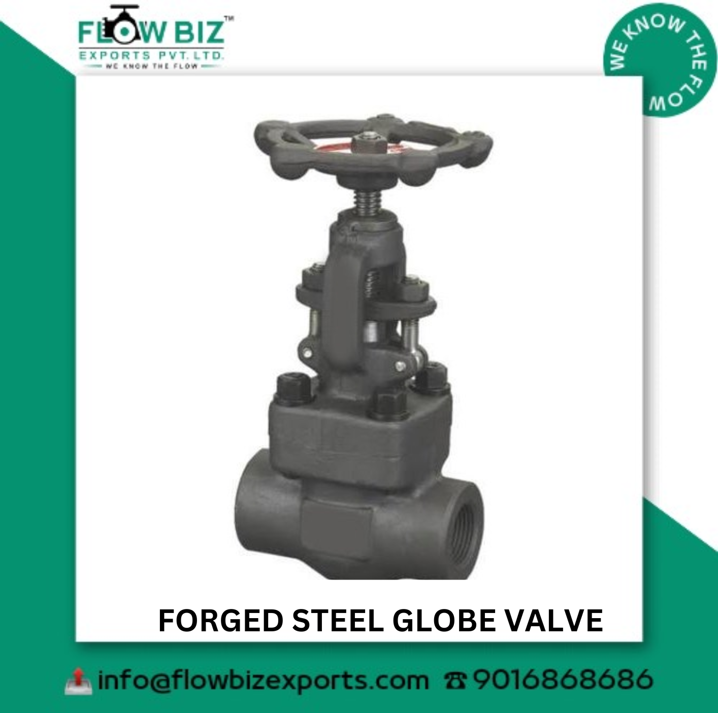 globe valve manufacturer ahmedabad - Flowbiz