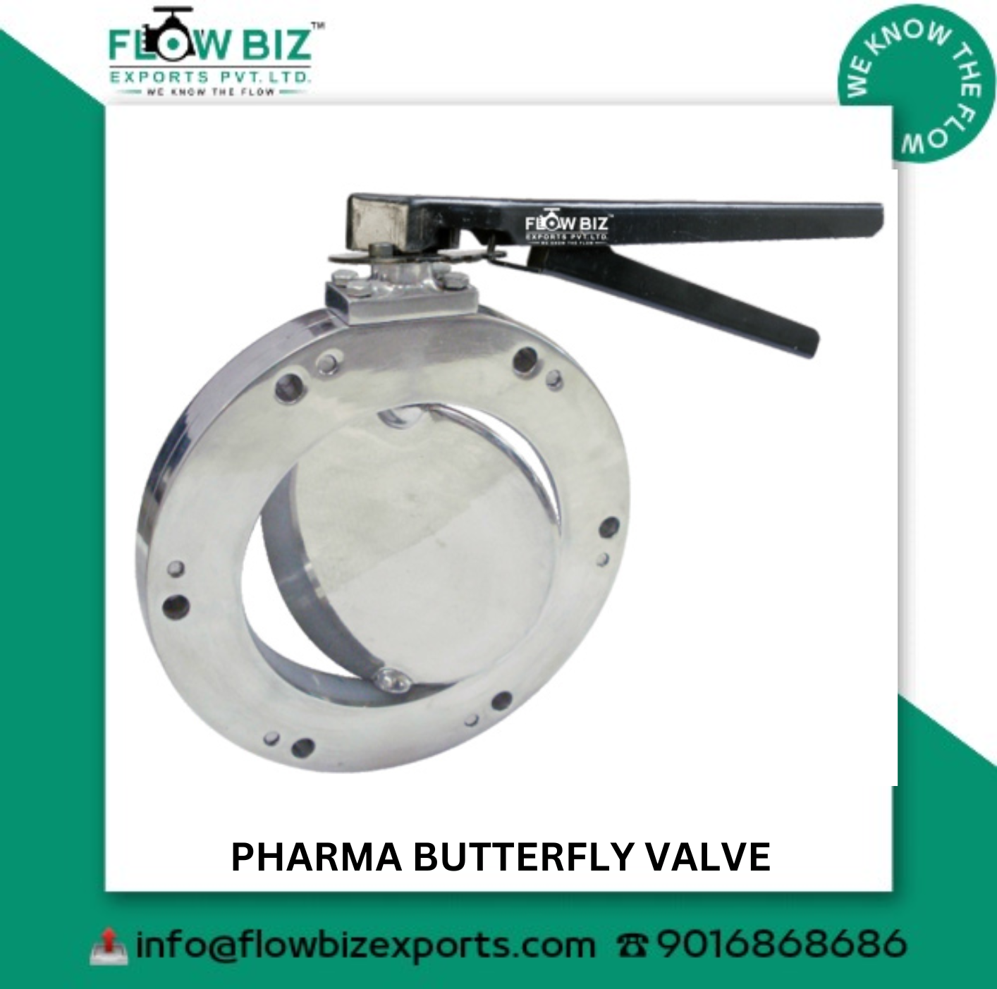 Pharma Butterfly Valve Manufacturer in Nashik