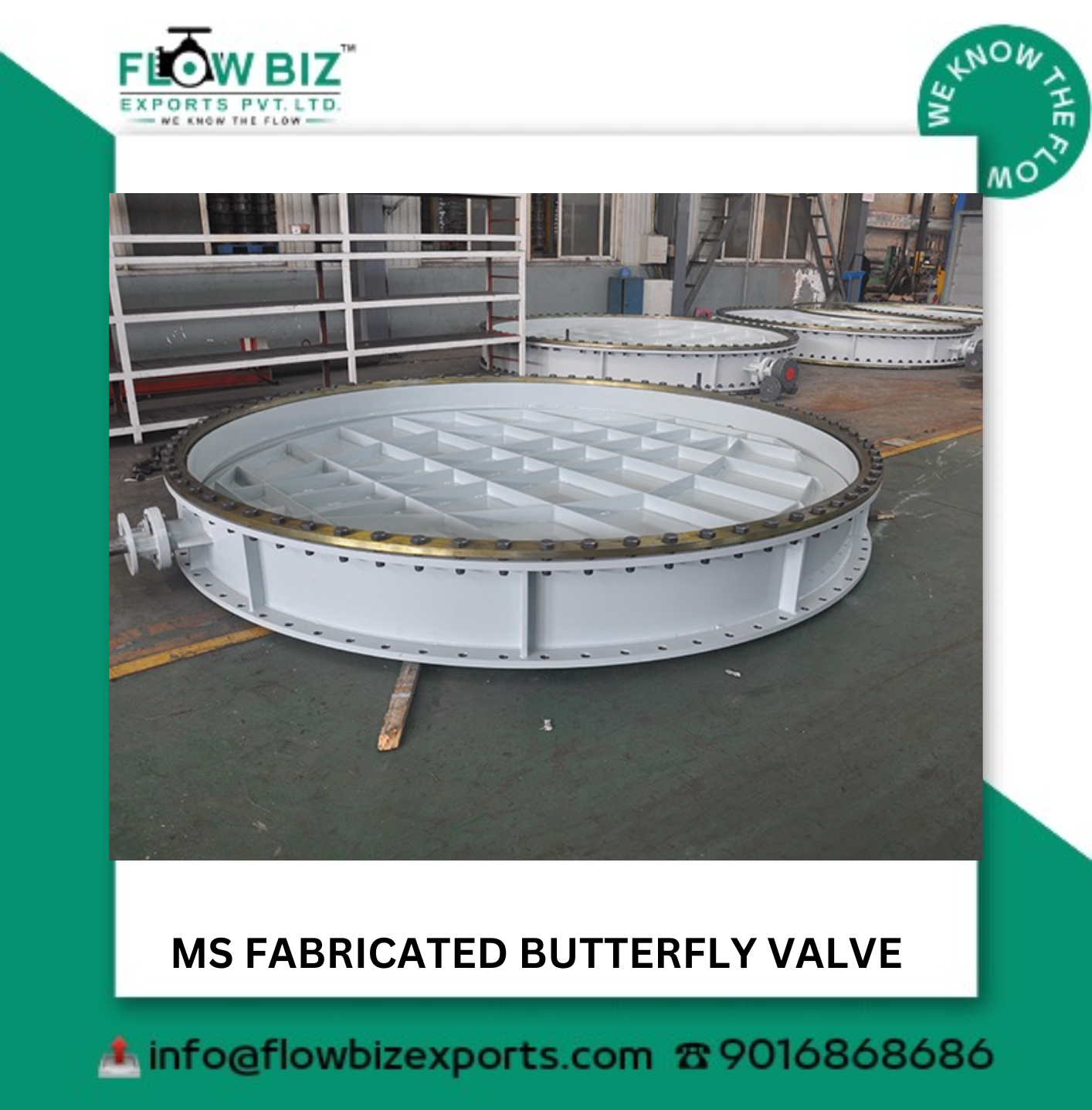 MS Fabricated Butterfly Valves Manufacturer in Pune