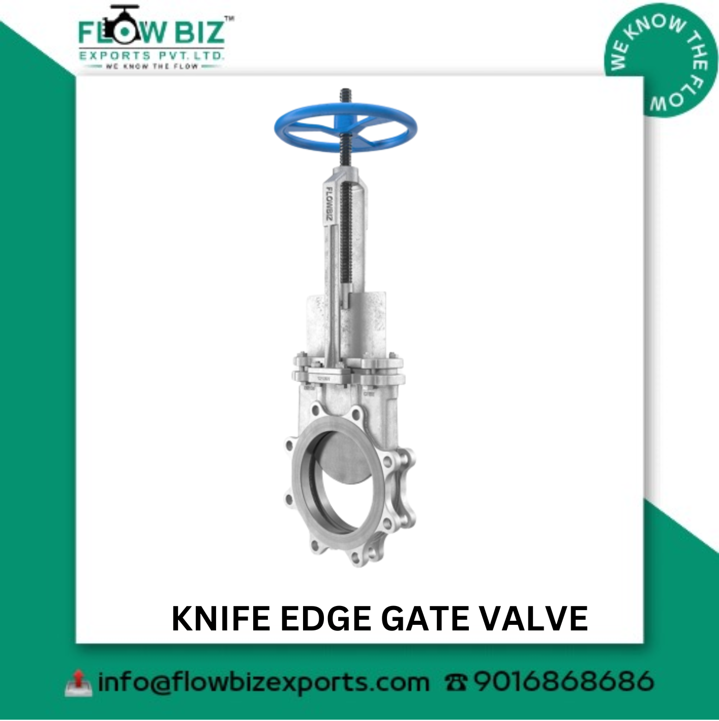Knife EDGE Gate Valve Manufacturer in Nashik