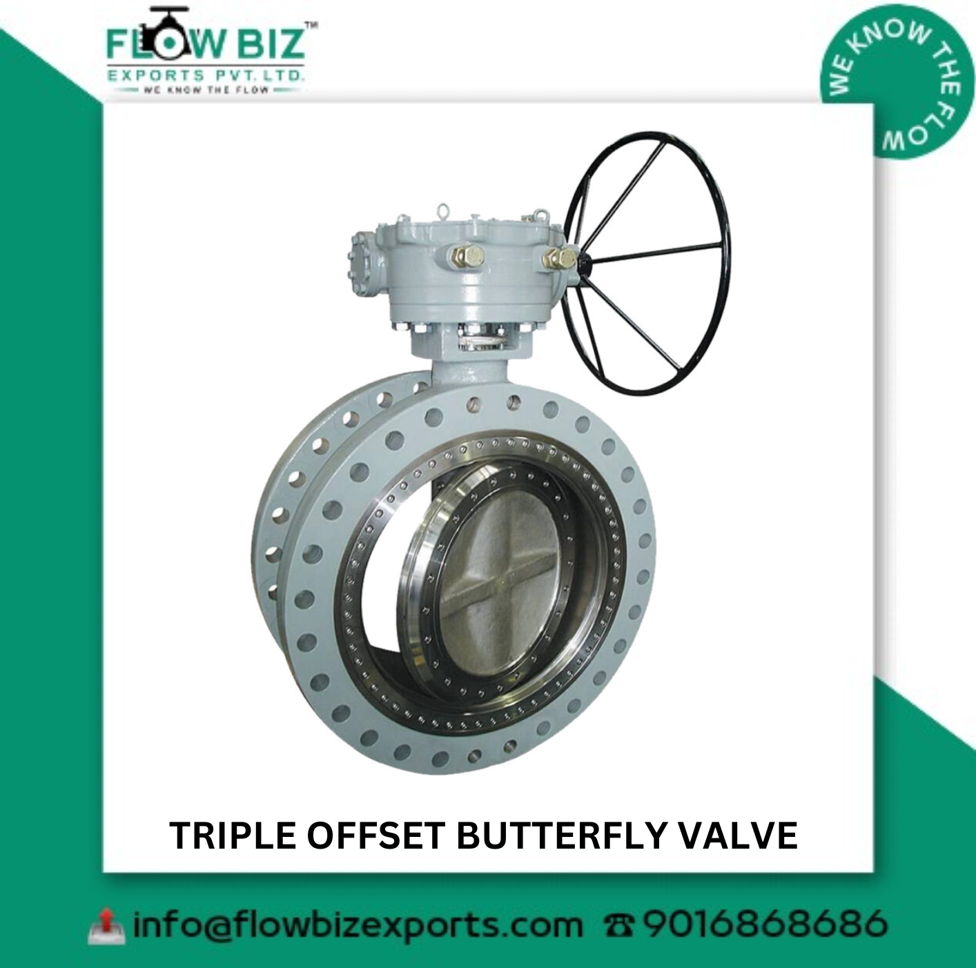 triple offset butterfly valve manufacturer nashik -Flowbiz