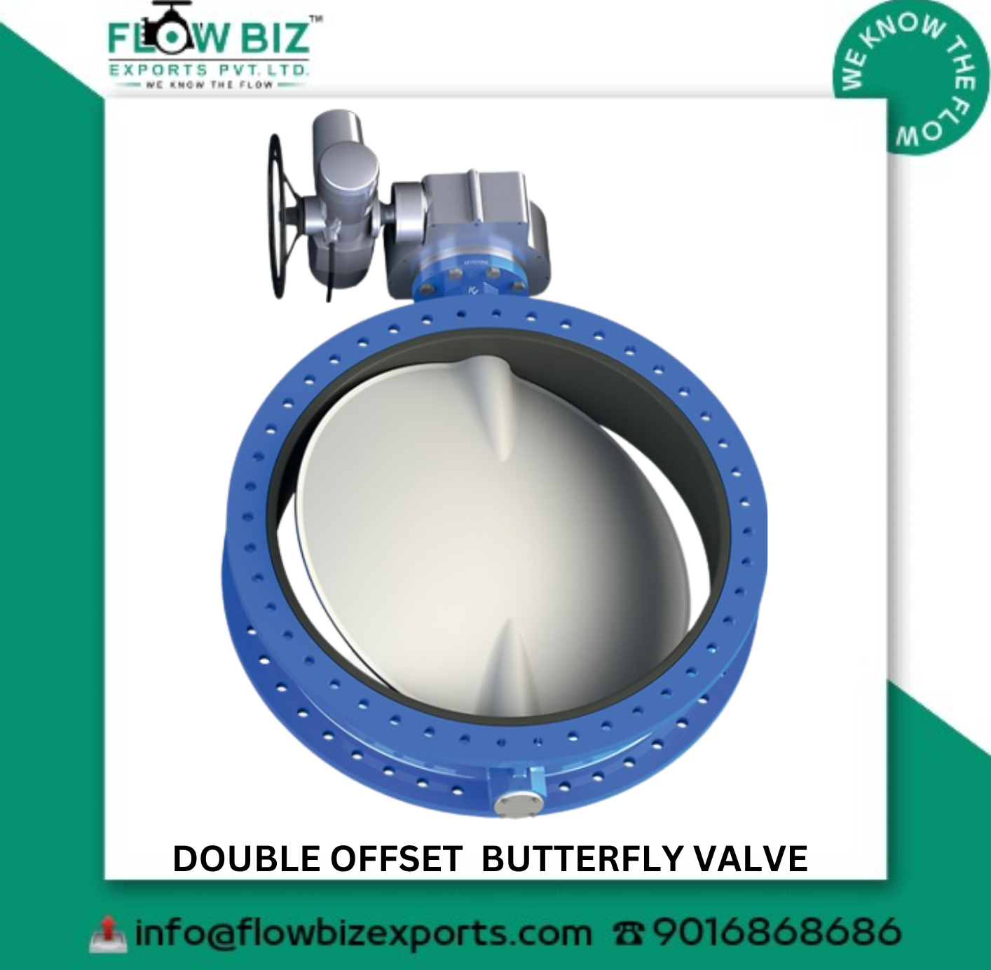 double offset butterfly valve manufacturer mumbai - Flowbiz
