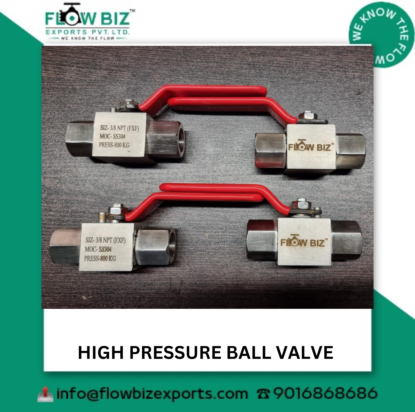 High-Pressure Ball Valve Manufacturer in Pune