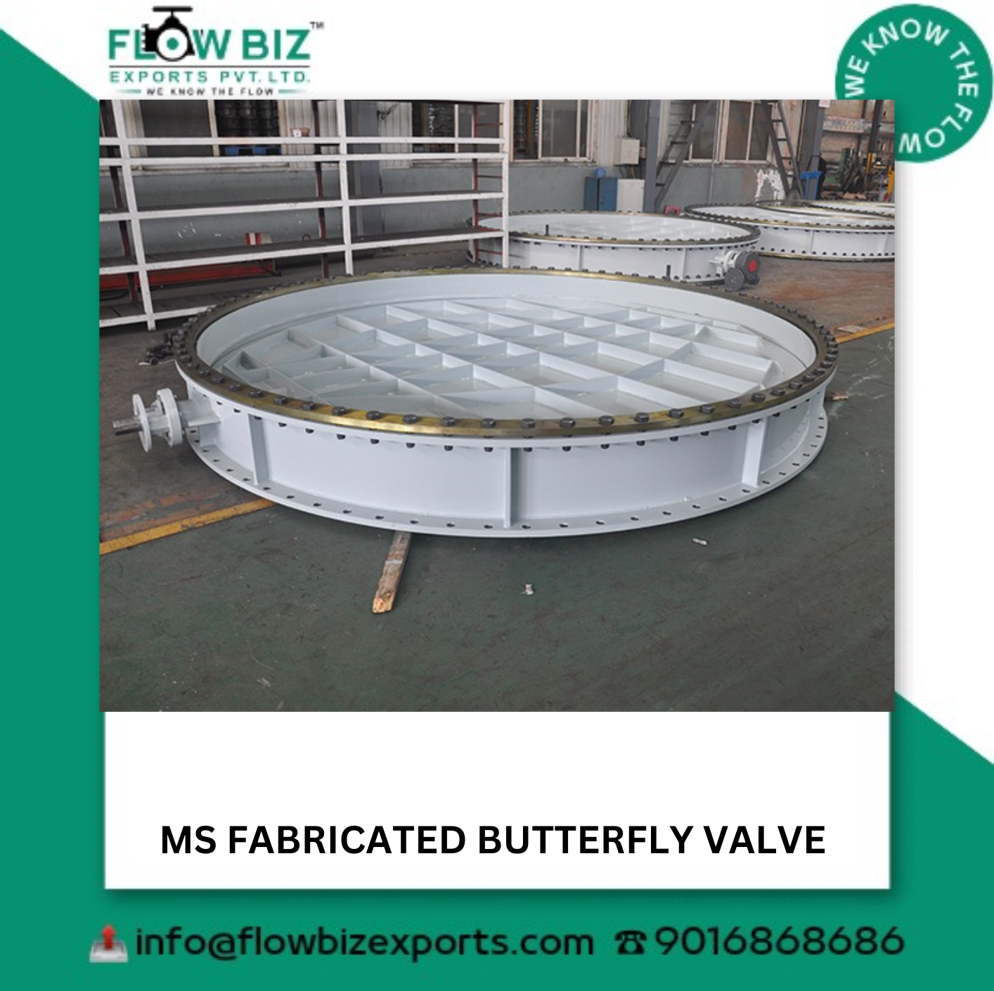 ms fabricated butterfly valve manufacturer mumbai - Flowbiz