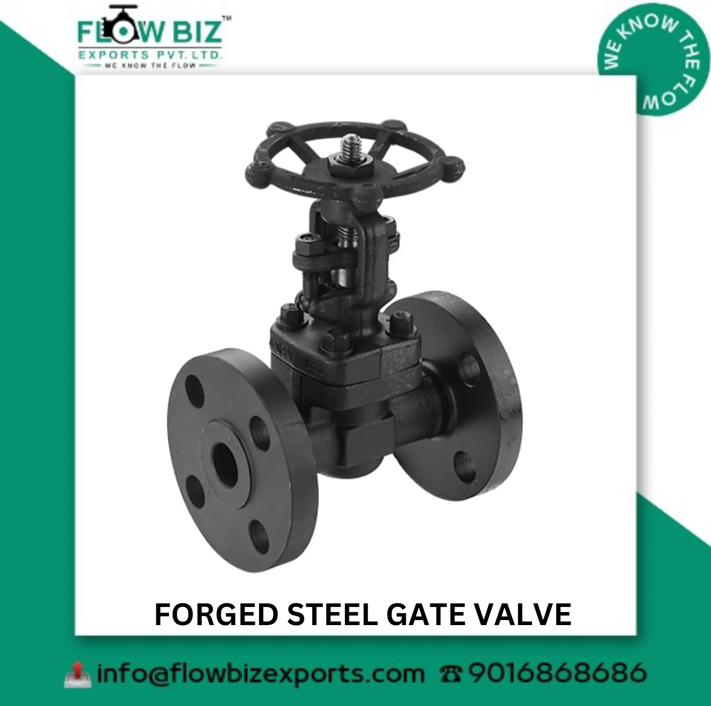 forged steel gate valve manufacturer ahmedabad - Flowbiz