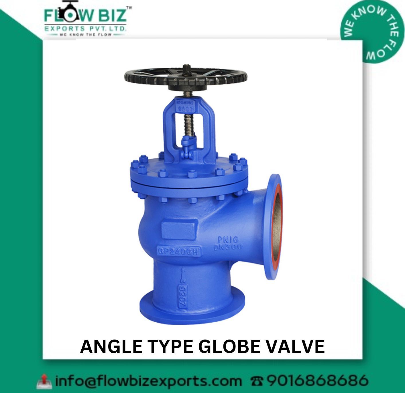 angle type globe valve manufacturer ahmedabad - Flowbiz