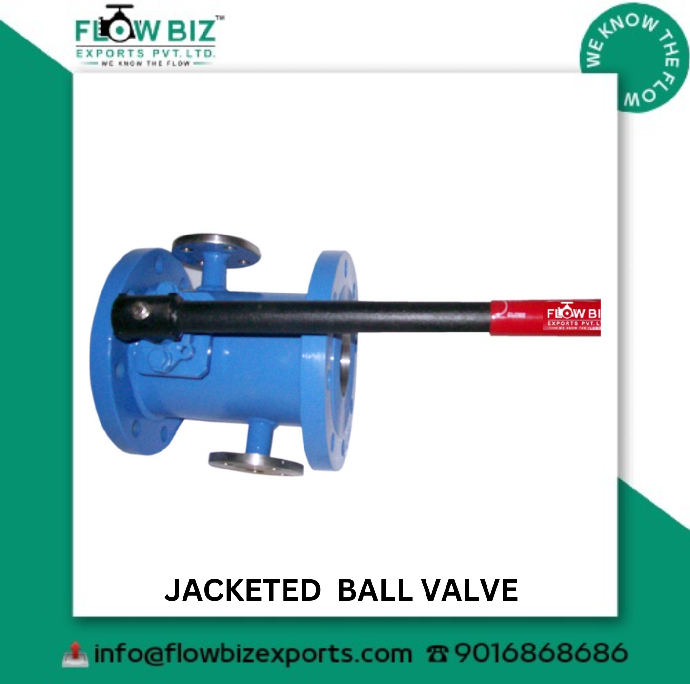 jacketed ball valve manufacturer pune - Flowbiz