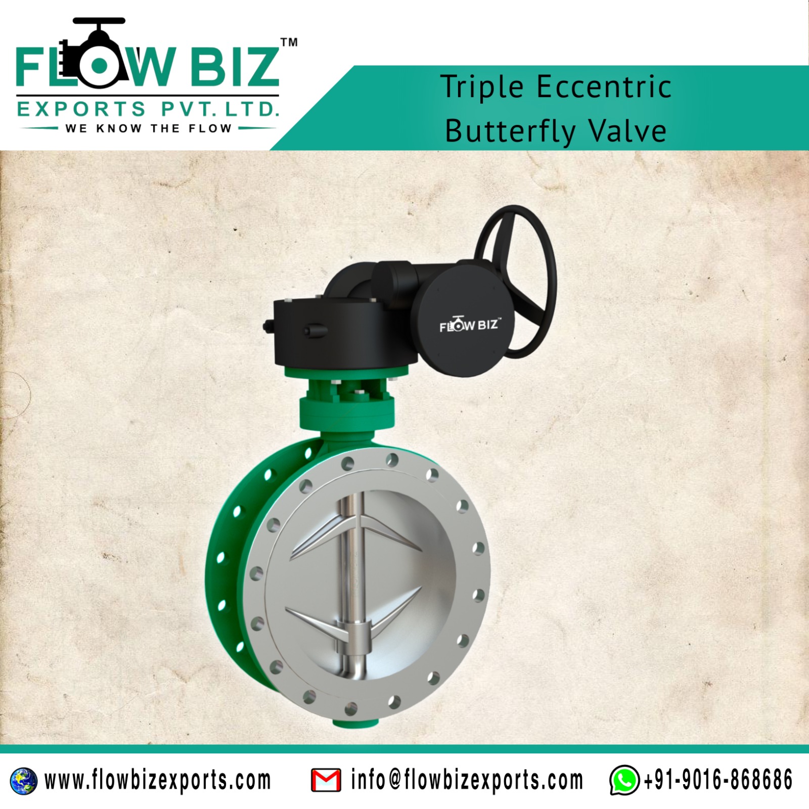 triple offset butterfly valve manufacturer mumbai - Flowbiz