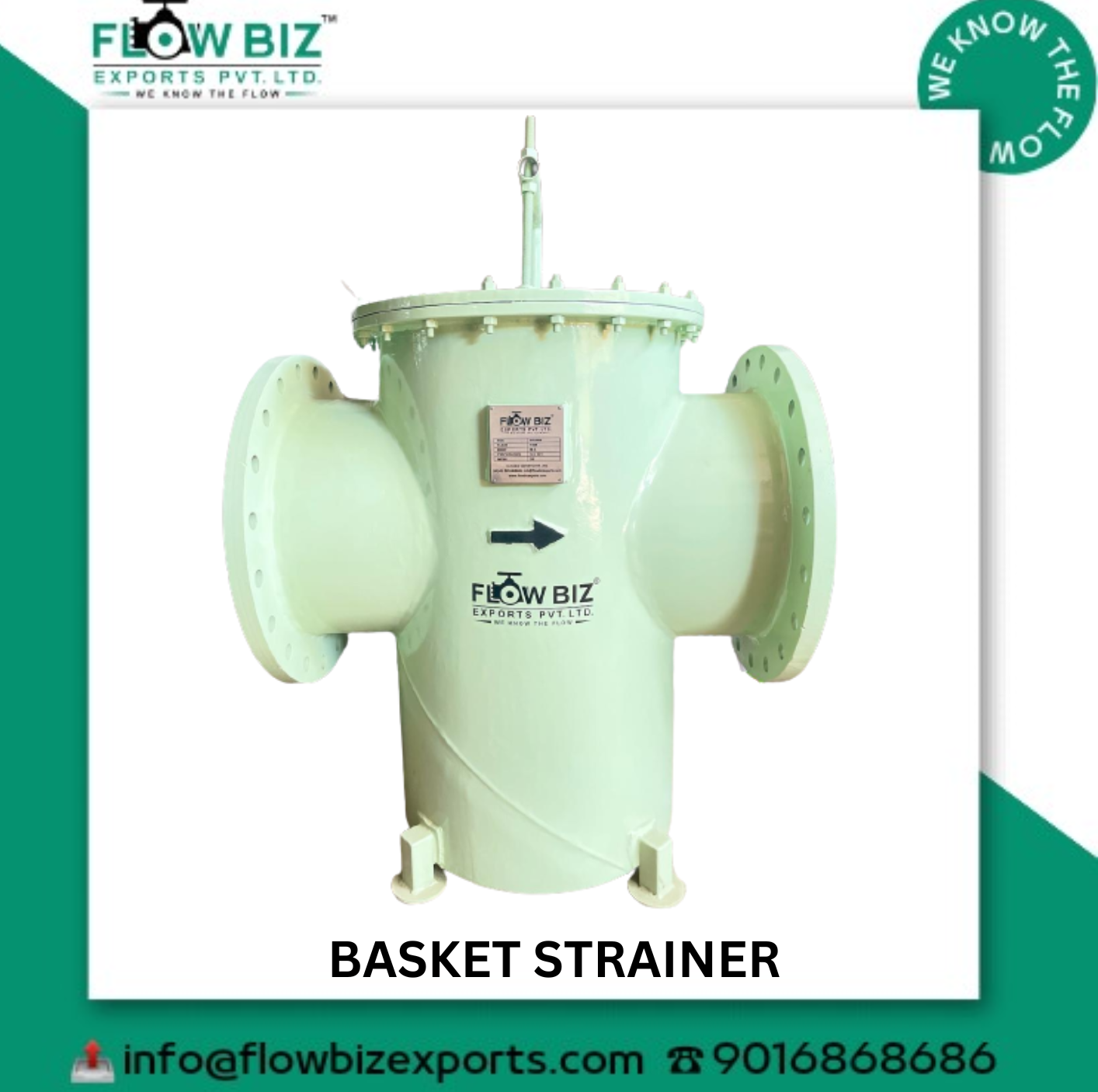 basket strainer manufacturer nashik - Flowbiz