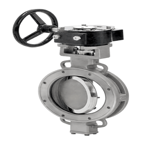 Double Eccentric Design Offset Disc “Wafer” Type Butterfly Valve