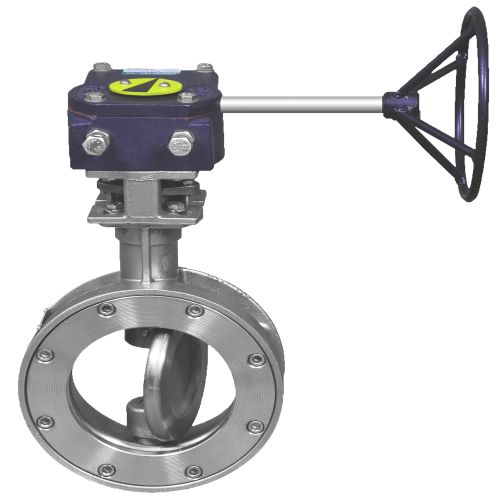 Metal Seated Spherical Disc Butterfly Valve