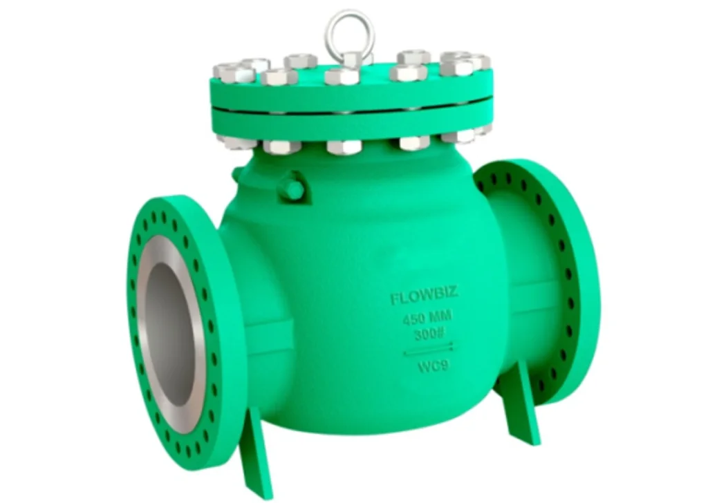 Cast check valve product example from FlowBiz Exports